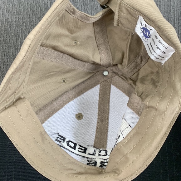 Laclede Wire Baseball Hat Mens Adjustable Beige Black Strapback Cap RCC - Picture 11 of 14